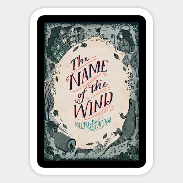 Name Of The Wind Novel Sticker by chaxue